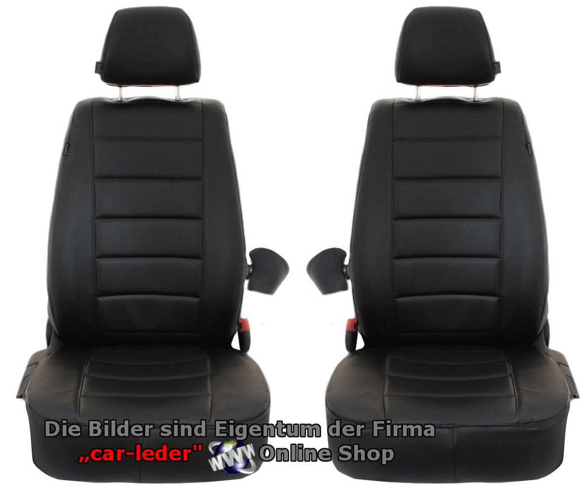 Autositzbezüge Kunstleder Schwarz Fahrersitz Maßgefertigt für VW Passat B8