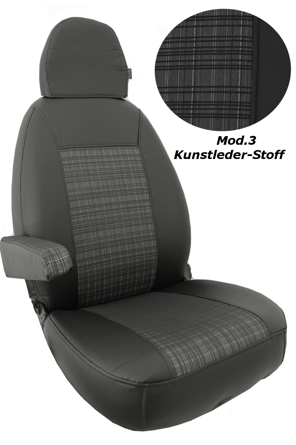 Bus Mosaik Universal Schonbezüge Sitzbezug Sitzbezüge 1+2 für Mercedes  Sprinter