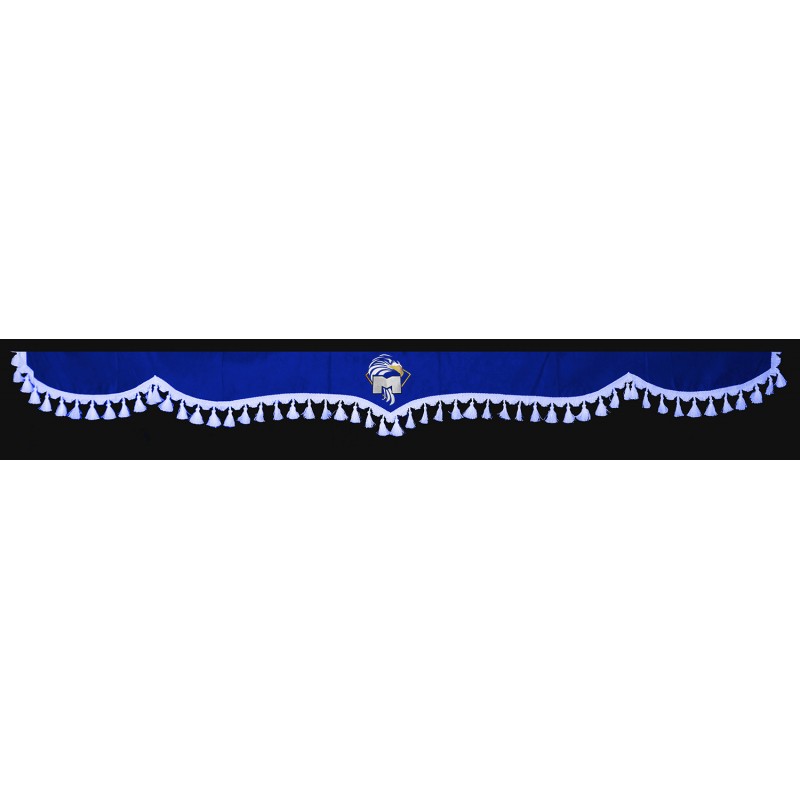 Frontscheibenborde Gardinen Vorhänge Blau Weiß passend für MAN TGA / TGM / TGL / TGS / TGX